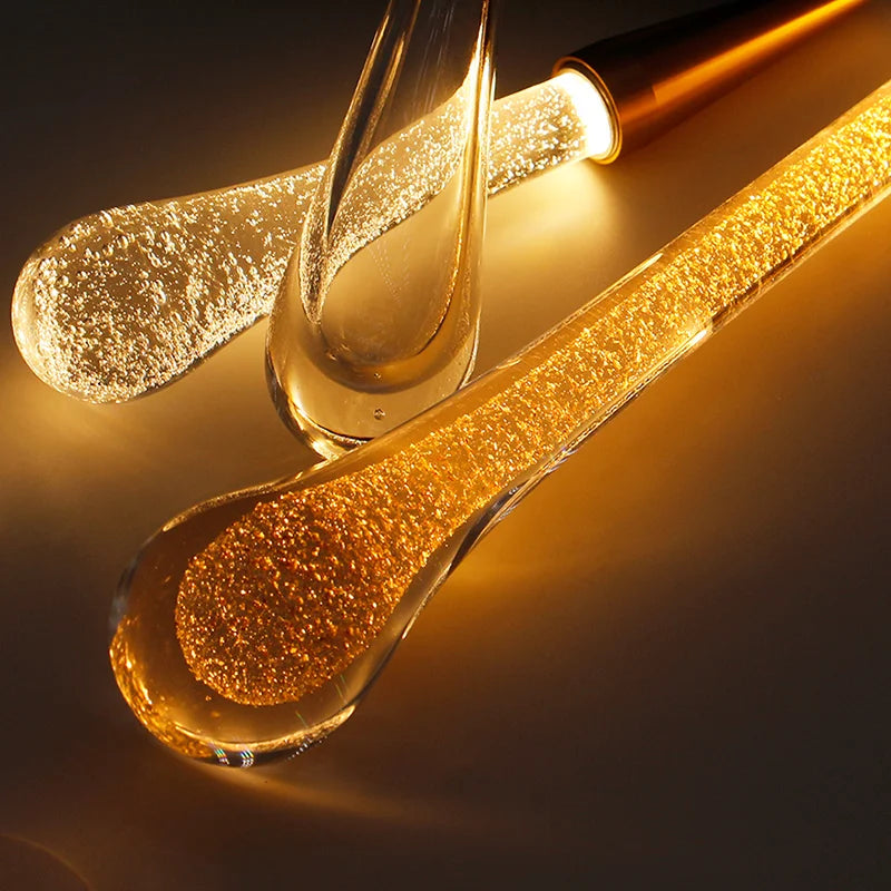 Pendente de Cristal LED Linear Moderno