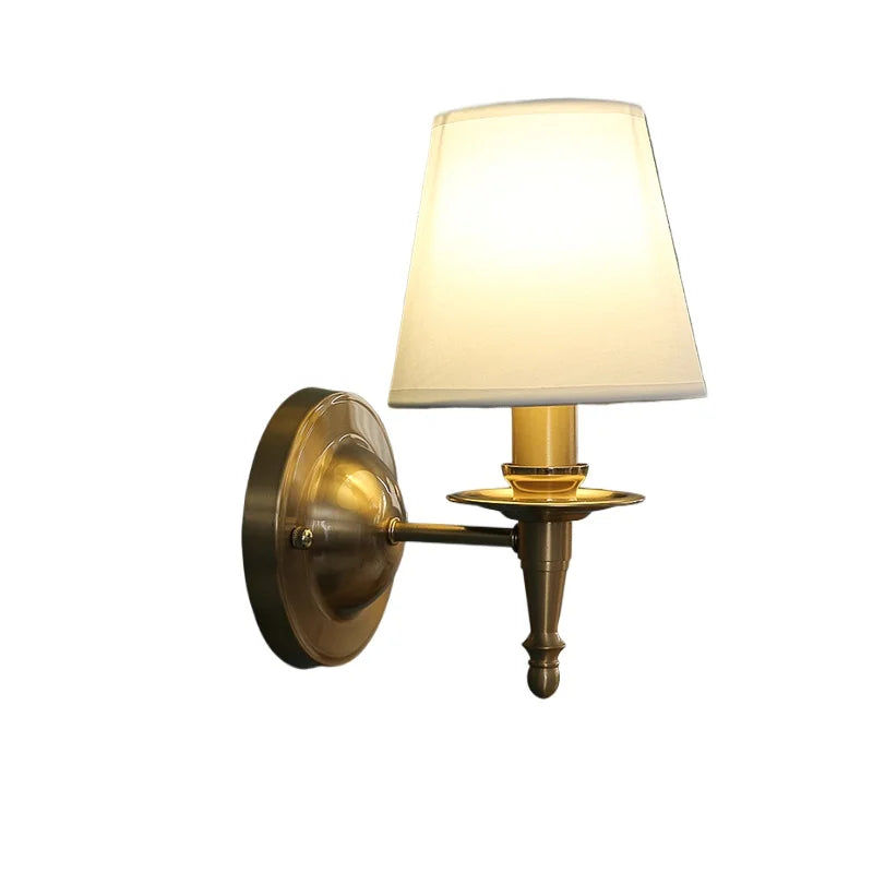arandela vintage, arandela de tecido, arandela retrô, iluminação decorativa, arandela clássica