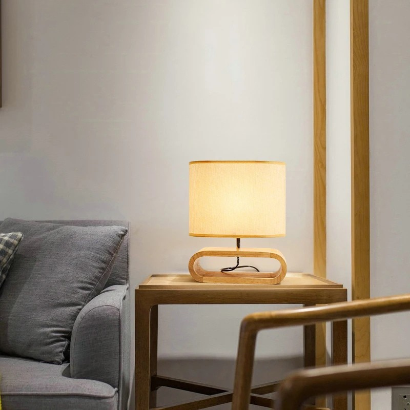 Abajur, Abajur de mesa, abajur de quarto, abajur para quarto, Abajur de Bambu, Abajur de Madeira