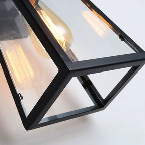 Arandela de parede, Luminária de parede retangular, Arandela estilo industrial