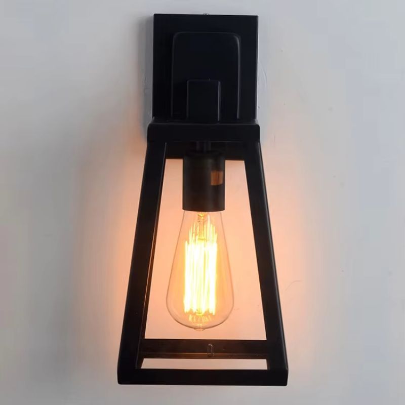 Arandela de parede, Luminária de parede retangular, Arandela estilo industrial