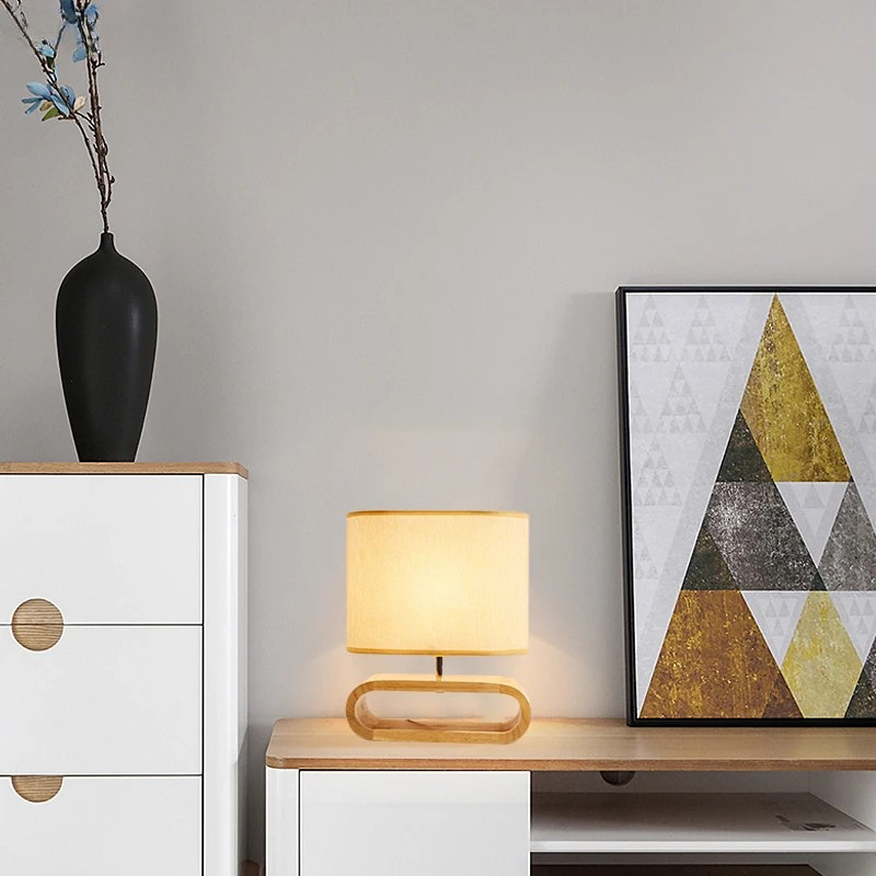 Abajur, Abajur de mesa, abajur de quarto, abajur para quarto, Abajur de Bambu, Abajur de Madeira
