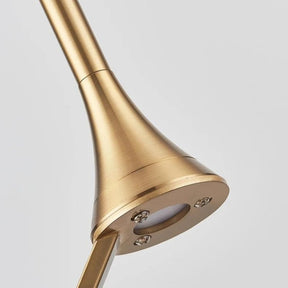 Pendente de Vidro, Luminária Pendente Moderna, Lustre de Teto Decorativo, Iluminação para Sala de Estar, Luminária Dourada de Design



