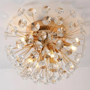 Plafon de Cristal Dente-de-Leão Francês