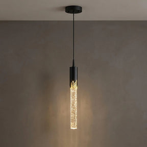 Lustre Pendente de Cristal LED Tubular 1 a 5 Luzes