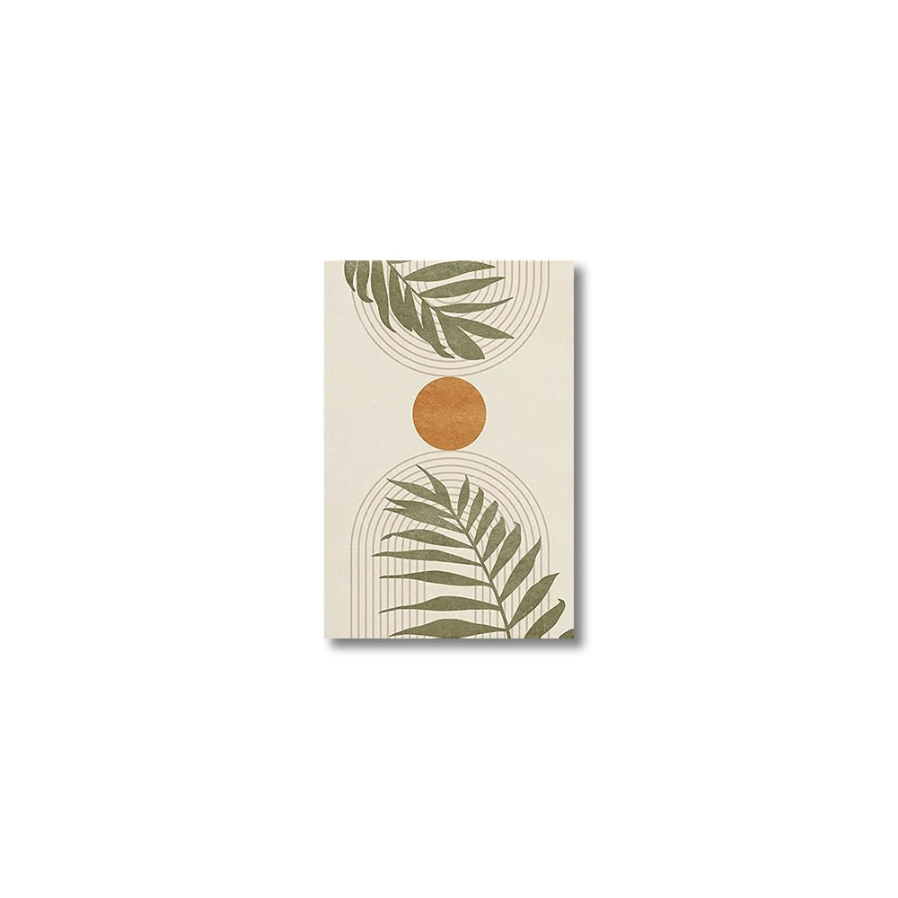 Quadro Decorativo Folhas Tropicais Kit 3 Peças