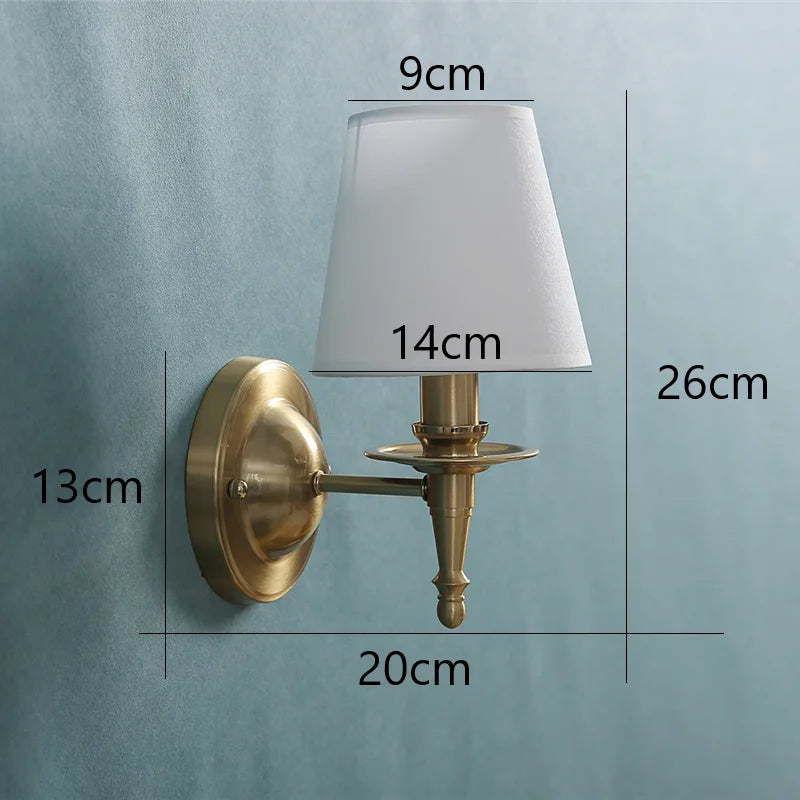 arandela vintage, arandela de tecido, arandela retrô, iluminação decorativa, arandela clássica