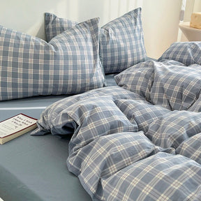 Jogo de Cama, Roupa de Cama, Jogo de Cama Xadrez, Conjunto de Cama, Jogo de Cama de Casal