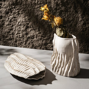 Vaso Decorativo Orgânico Coral Wabi-Sabi
