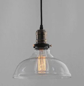 Pendente Estilo Industrial de Vidro