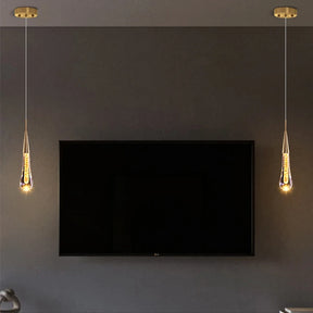 Pendente de Cristal LED Linear Moderno