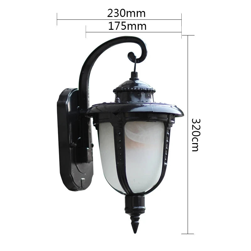 Arandela Colonial Vintage, Arandela para Exteriores, Iluminação de Fachada Colonial, Luminária Colonial para Jardim