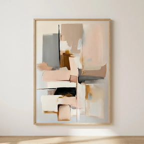 Quadro Decorativo Abstrato Neutro Wabi-Sabi