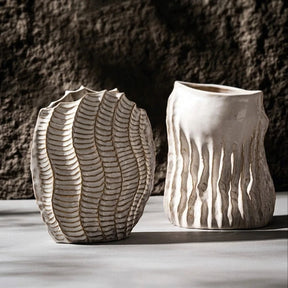 Vaso Decorativo Orgânico Coral Wabi-Sabi