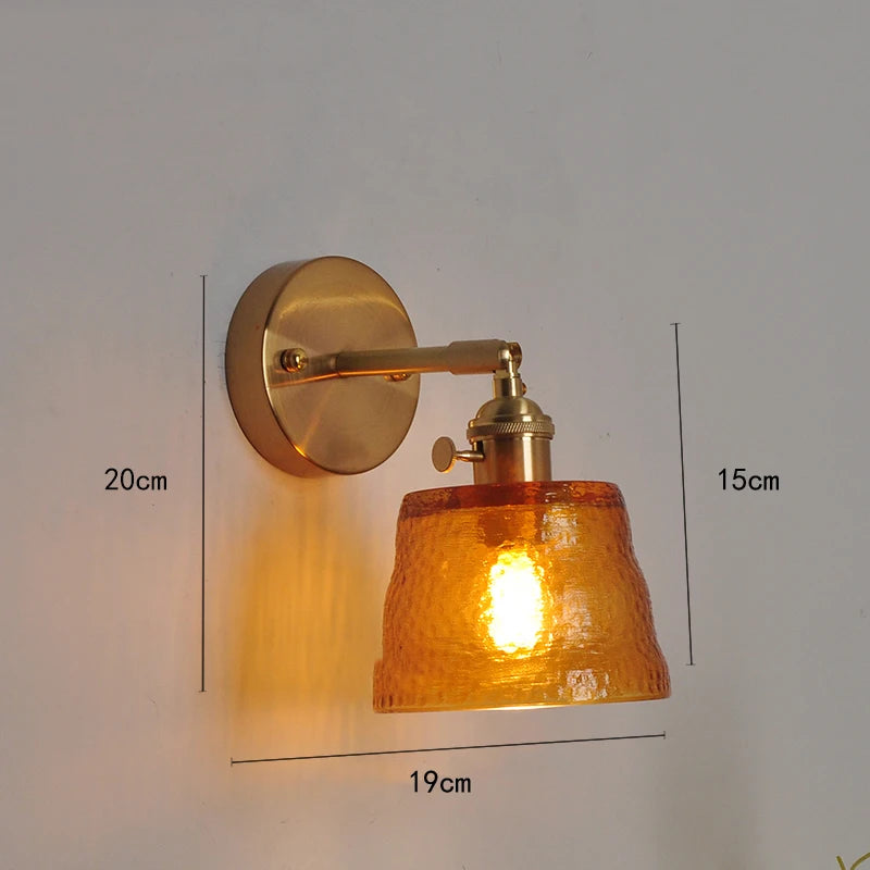 arandela de parede, arandela dourada, arandela de vidro, arandela retrô, arandela para quarto