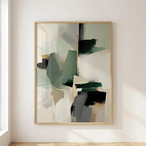 Quadro Decorativo Abstrato Neutro Wabi-Sabi