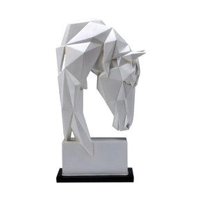Escultura Cabeça de Cavalo Geométrica
