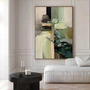 Quadro Decorativo Abstrato Neutro Wabi-Sabi