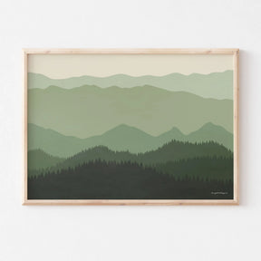 Quadro Decorativo Alpes Japoneses Kit 3 Peças