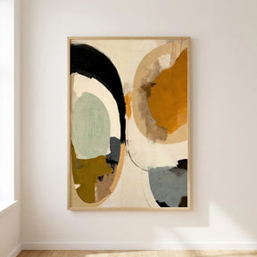 Quadro Decorativo Abstrato Neutro Wabi-Sabi