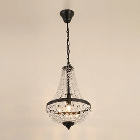 Lustre Pendente de Cristais Suspensos E27
