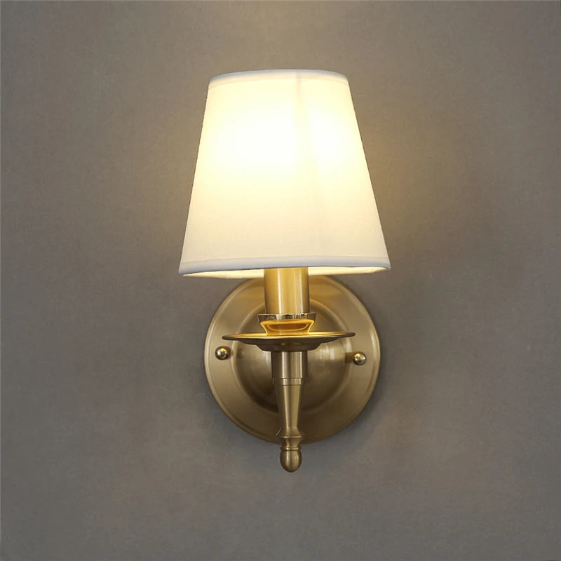 arandela vintage, arandela de tecido, arandela retrô, iluminação decorativa, arandela clássica
