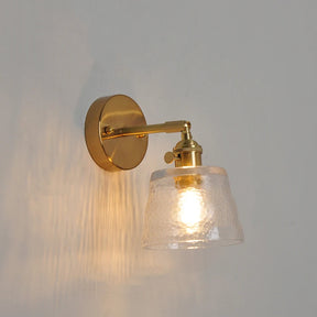 arandela de parede, arandela dourada, arandela de vidro, arandela retrô, arandela para quarto