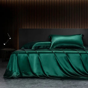 Jogo de Cama Cetim de Seda 4 Peças