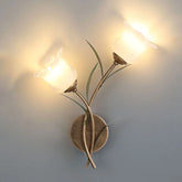 arandela, arandela de parede, arandela flor, arandela retro, arandela vintage, luminária de parede flor, luminária de parede vintage