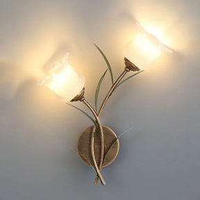 arandela, arandela de parede, arandela flor, arandela retro, arandela vintage, luminária de parede flor, luminária de parede vintage