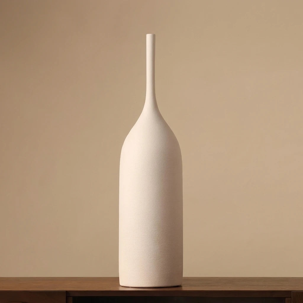 Vaso Decorativo de Cerâmica Artesanal Morandi