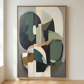 Quadro Decorativo Abstrato Neutro Wabi-Sabi