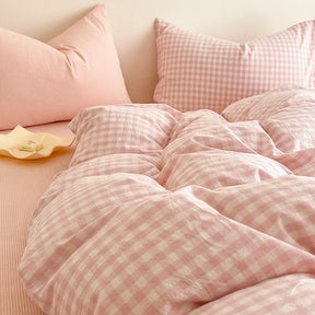 Jogo de Cama, Roupa de Cama, Jogo de Cama Xadrez, Conjunto de Cama, Jogo de Cama de Casal