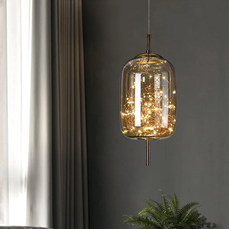 Luminária de Teto Luxuosa Nórdica