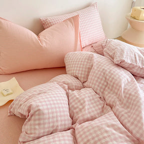 Jogo de Cama, Roupa de Cama, Jogo de Cama Xadrez, Conjunto de Cama, Jogo de Cama de Casal