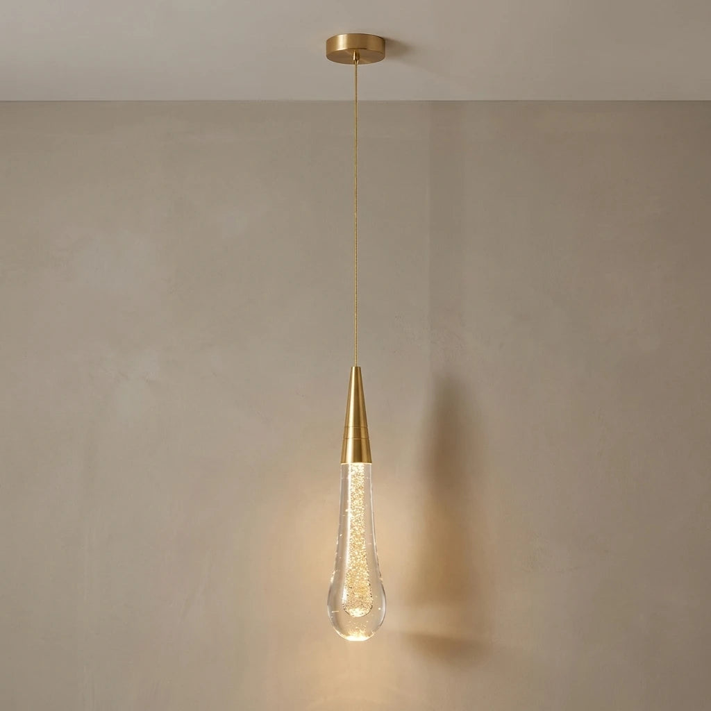 Pendente de Cristal LED Linear Moderno