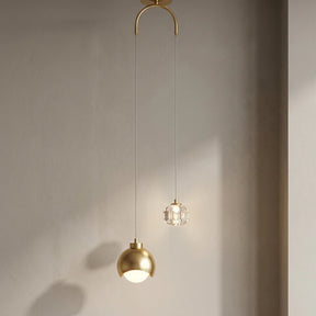 Pendente de Cristal Alongado Minimalista