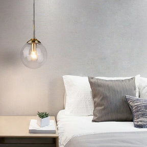 Pendente de Vidro Fumê Moderno Nórdico