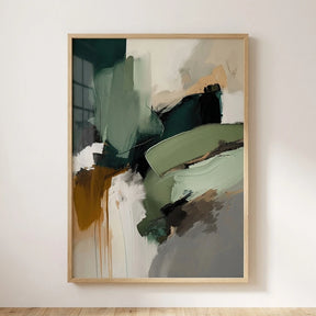 Quadro Decorativo Abstrato Neutro Wabi-Sabi