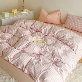 Jogo de Cama, Roupa de Cama, Jogo de Cama Xadrez, Conjunto de Cama, Jogo de Cama de Casal