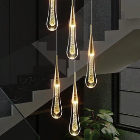 Pendente de Cristal LED Linear Moderno