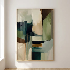 Quadro Decorativo Abstrato Neutro Wabi-Sabi