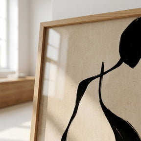 Quadro linha abstrata detalhe