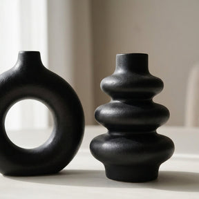 Kit de vasos bohêmio preto detalhe