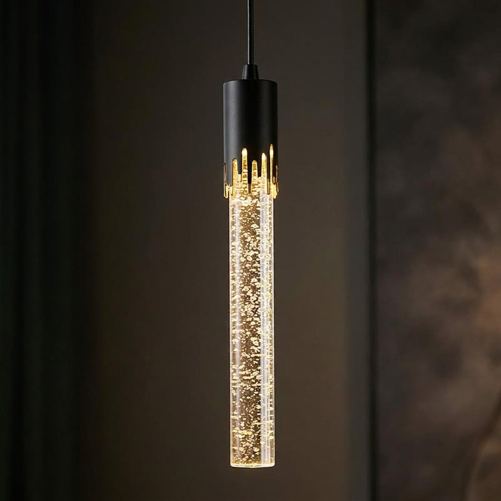 Lustre de cristal luxo detalhe