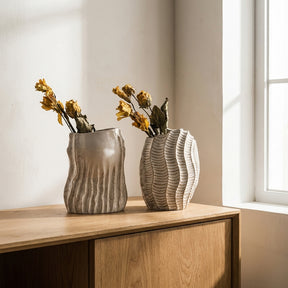 Vaso Decorativo Orgânico Coral Wabi-Sabi
