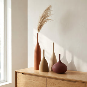 Vaso Decorativo de Cerâmica Artesanal Morandi