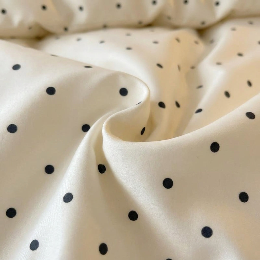 Jogo de Cama Duvet Cetim Poá 3 Peças