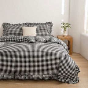Jogo de Cama Duvet Xadrez 3 Peças