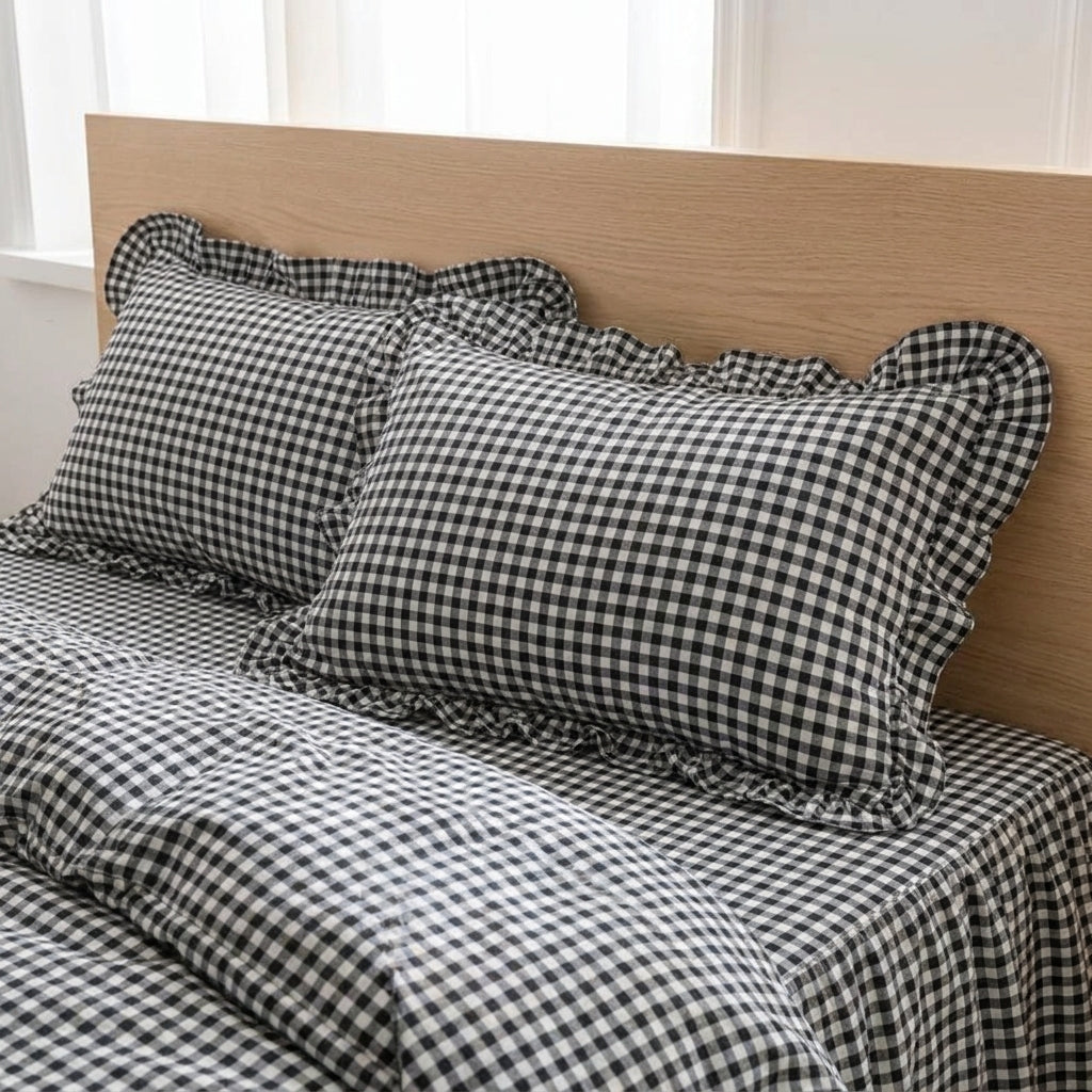 Jogo de Cama Duvet Xadrez 3 Peças